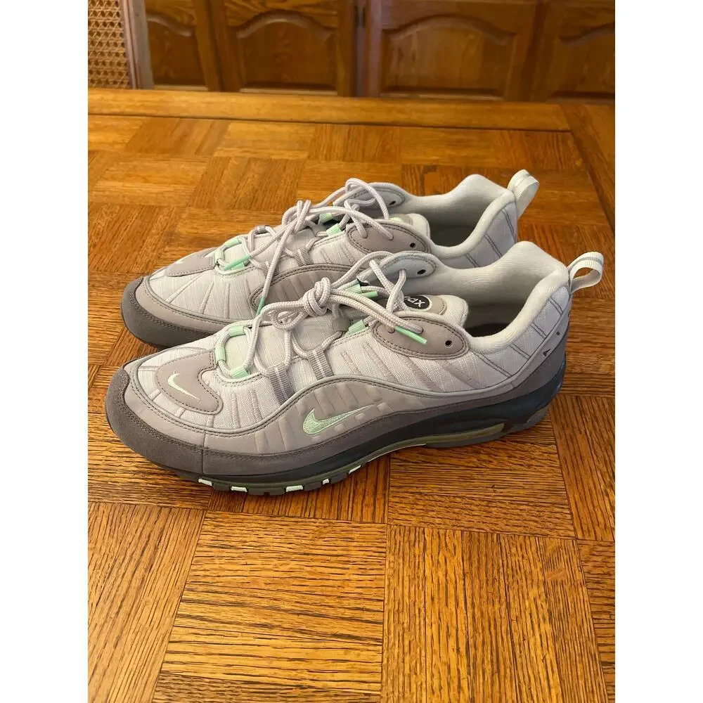 Nike Air Max 98 Vast Grey Fresh Mint size 13